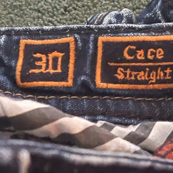 Rock Revival Mens Black Stone Studded Jeans Size 30 - Picture 2 of 3